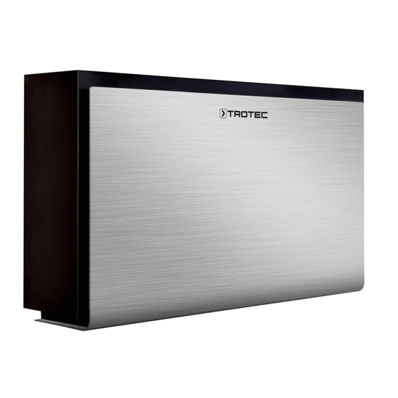 Osuszacz ścienny TROTEC DH60VPR+ z przednią osłoną ze szczotkowanej stali nierdzewnej