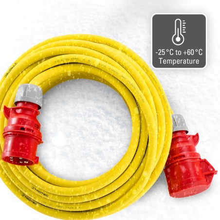 Przedłużacz profesjonalny 20 m / 400 V / 2,5 mm² - Wyprodukowano w Niemczech