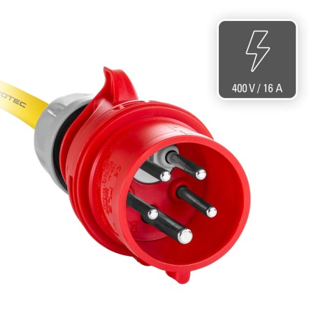 Przedłużacz profesjonalny 20 m / 400 V / 2,5 mm² - Wyprodukowano w Niemczech