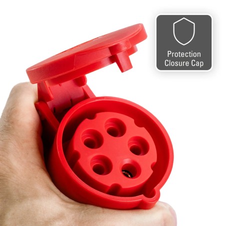 Przedłużacz profesjonalny 20 m / 400 V / 2,5 mm² - Wyprodukowano w Niemczech