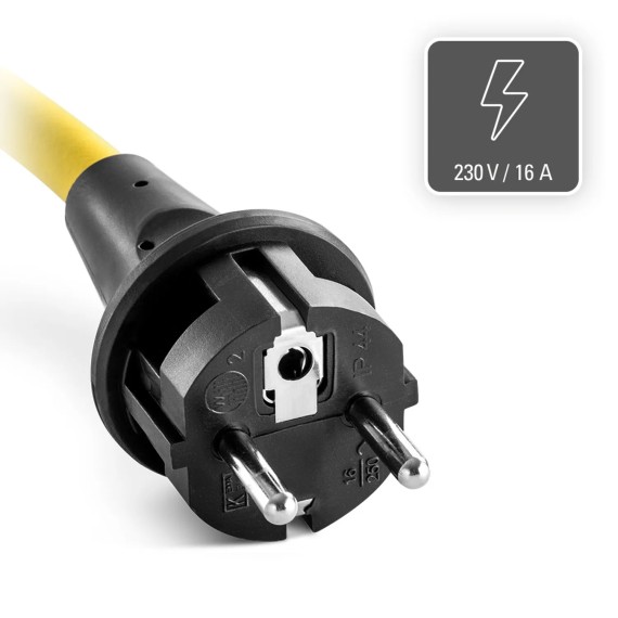 Przedłużacz profesjonalny 20 m / 230 V / 2,5 mm² - Wyprodukowano w Niemczech