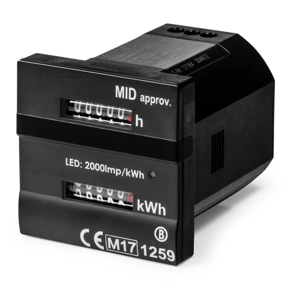 Podwójny licznik – zgodny z MID do pomiaru godzin pracy i kilowatogodzin