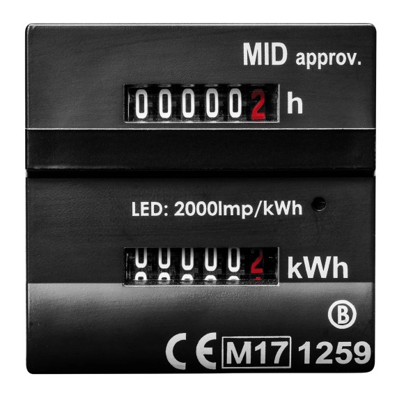 Podwójny licznik – zgodny z MID do pomiaru godzin pracy i kilowatogodzin