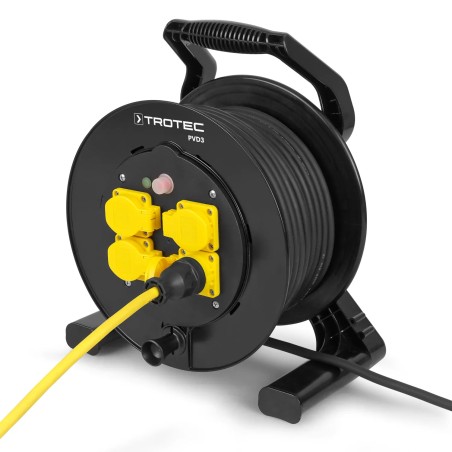 Bęben kablowy PVD3 / przewód 40 m czarny