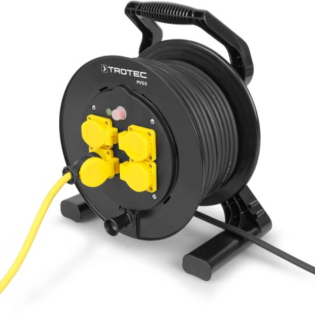 Bęben kablowy PVD3 / przewód 40 m czarny