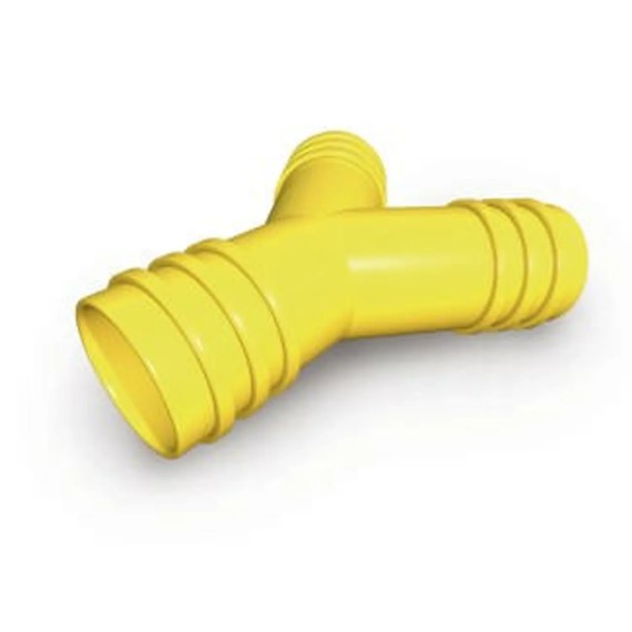 Rozdzielacz Y z PVC z gwintem zewnętrznym do węży 38 mm (opakowanie 1 sztuka)
